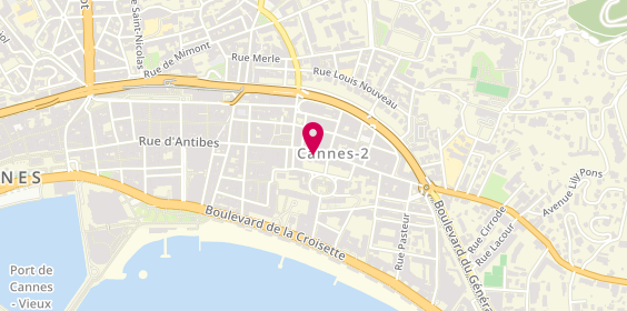 Plan de Sneakerium, 116 Rue d'Antibes, 06400 Cannes