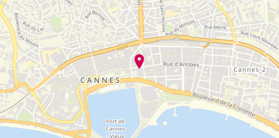 Plan de Comptoir des Cotonniers, 10 Rue d'Antibes, 06400 Cannes