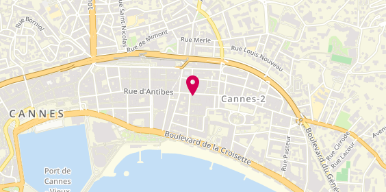 Plan de L'événement - K-Way, 82 Rue d'Antibes, 06400 Cannes