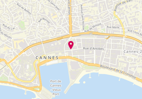 Plan de Zara, Rue d'Antibes 9, 06400 Cannes