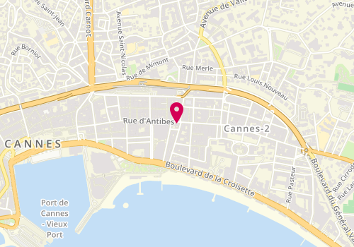 Plan de Faith Connexion, 70 Rue Antibes, 06400 Cannes
