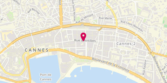 Plan de Gilan Soc, 54 Rue d'Antibes, 06400 Cannes