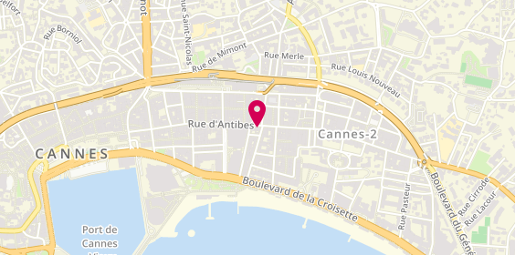 Plan de Faith Connexion, 70 Rue Antibes, 06400 Cannes