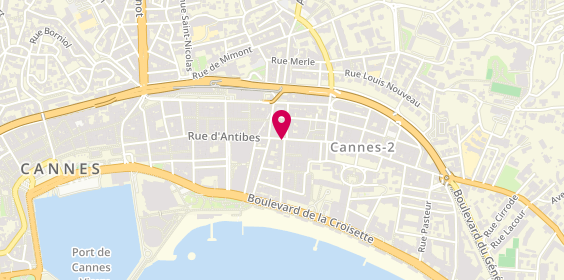 Plan de Banana Moon, 78 Rue d'Antibes, 06400 Cannes