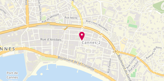 Plan de Carmen Steffens France, 97 Rue d'Antibes, 06400 Cannes
