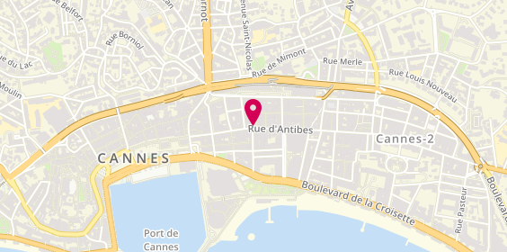 Plan de Foot Locker France, 31 Rue Antibes, 06400 Cannes