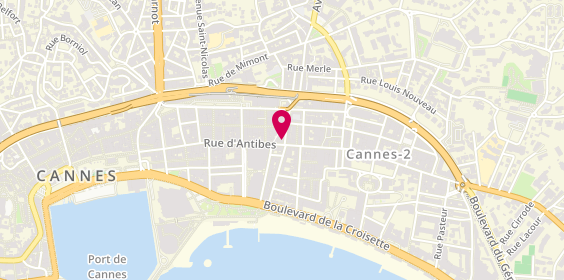 Plan de Ikks, 71 Rue d'Antibes, 06400 Cannes