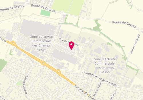 Plan de La Halle Chaussures & Maroquinerie, 3 Rue du Commerce, 31650 Saint-Orens-de-Gameville