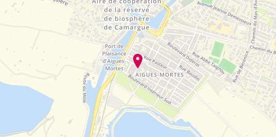 Plan de Aqua Viva Chaussures, 7 Rue Victor Hugo, 30220 Aigues-Mortes