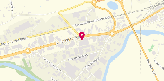 Plan de La Halle Aux Vetements, 41 Route de Toulouse, 81100 Castres