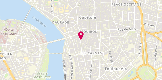 Plan de Bonnie & Clyde Factory, 1 Rue du Coq d'Inde, 31000 Toulouse