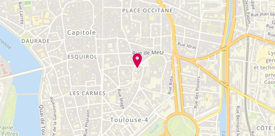 Plan de Anahita, 5 place Saint-Étienne, 31000 Toulouse