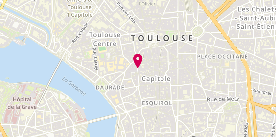 Plan de Excklusive, 20 Rue Sainte-Ursule, 31000 Toulouse