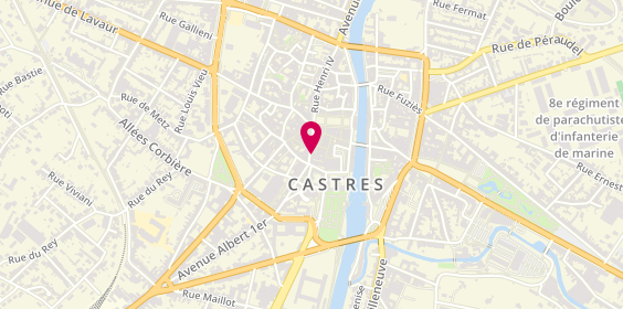 Plan de Miss Cocci, 11 Rue Sabatier, 81100 Castres