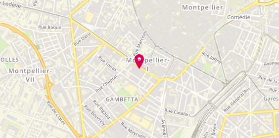 Plan de DUDENHOEFFER Karim, 17 Cours Gambetta, 34000 Montpellier