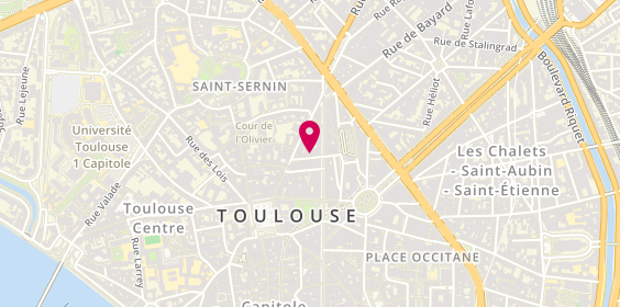 Plan de Centrale de Chaussures, 9 Rue Rivals, 31000 Toulouse