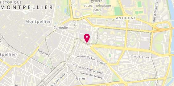 Plan de Ikks Men, Centre Commercial Polygone Angle Avenue Etats du 1 Rue Pertuisanes, 34000 Montpellier