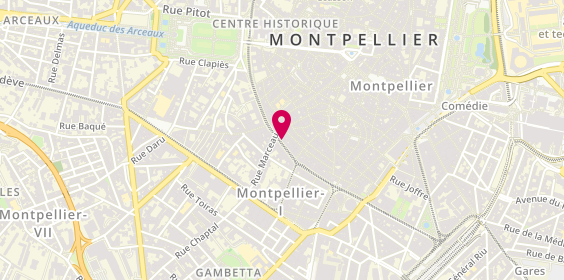 Plan de Banana Moon, 9 Boulevard du Jeu de Paume, 34000 Montpellier