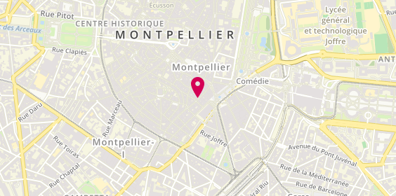 Plan de Jacqueline Riu, 16 Grand Rue Jean Moulin, 34000 Montpellier