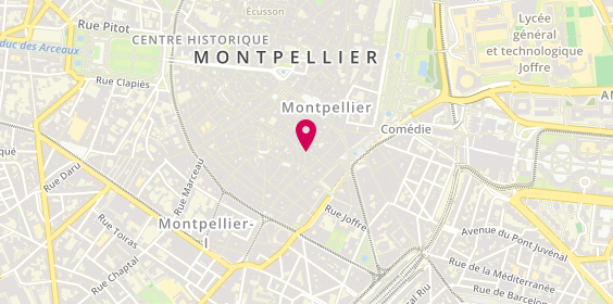 Plan de Empreinte Montpellier, 29 Rue de l'Argenterie, 34000 Montpellier