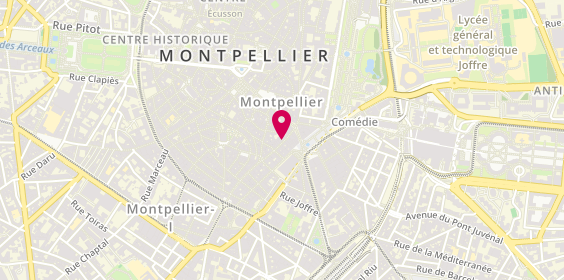 Plan de Cosmo Paris, 10 Grand Rue Jean Moulin, 34000 Montpellier