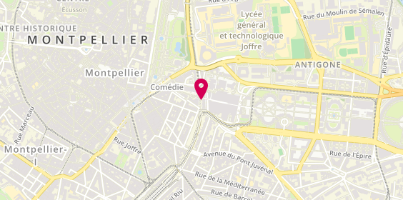 Plan de Go Sport Montpellier Centre Commercial le Polygone, 15 Pass. De l'Horloge, 34000 Montpellier