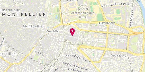 Plan de Devred, Centre Commercial Polygone
1 Rue des Pertuisanes Cellule 139, 34000 Montpellier