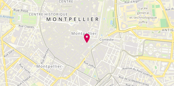 Plan de TBS, 5 Grand Rue Jean Moulin, 34000 Montpellier