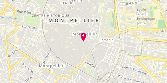 Plan de Coqueline Boutique, 6 Rue de la Croix d'Or, 34000 Montpellier