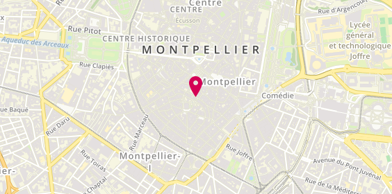 Plan de FARACI Eléonora, 9 Rue de l'Ancien Courrier, 34000 Montpellier