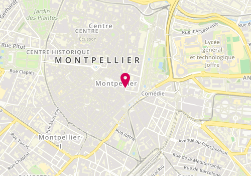 Plan de Repetto, 12 Rue Jacques Coeur, 34000 Montpellier