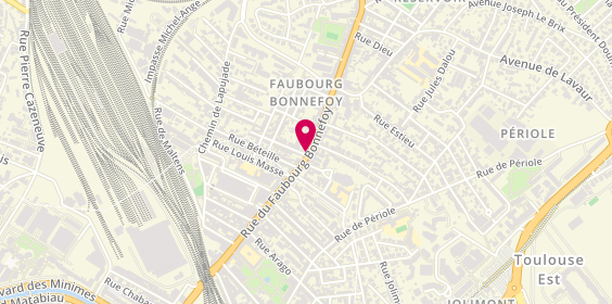 Plan de Pol le Duff Chaussures, 83 Rue du Faubourg Bonnefoy, 31500 Toulouse