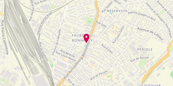 Plan de Glamour Lingerie, 117 Rue du Faubourg Bonnefoy, 31500 Toulouse
