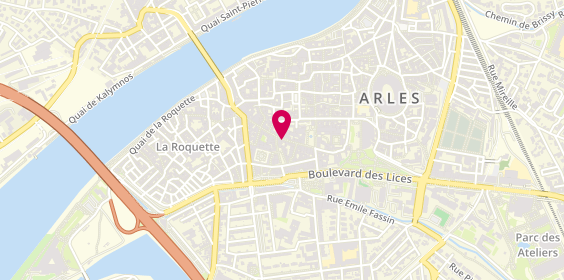 Plan de Actuel B, 46 Rue de la République, 13200 Arles