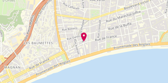 Plan de Caroline Lingerie, 68 Rue de France, 06000 Nice