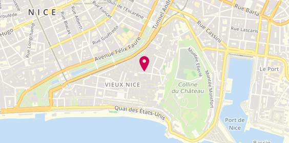 Plan de WEINRYB Dorothée, 4 Rue Rossetti, 06300 Nice