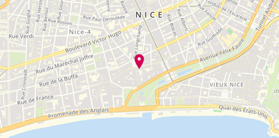 Plan de Sud Express, 13 Rue Masséna, 06000 Nice