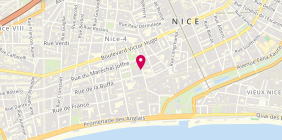 Plan de Nickyta de Roany, Espace Grimaldi 11 Rue Maccarani, 06000 Nice
