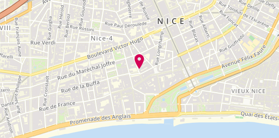 Plan de Angle de la Mode, 4 Rue Grimaldi, 06000 Nice
