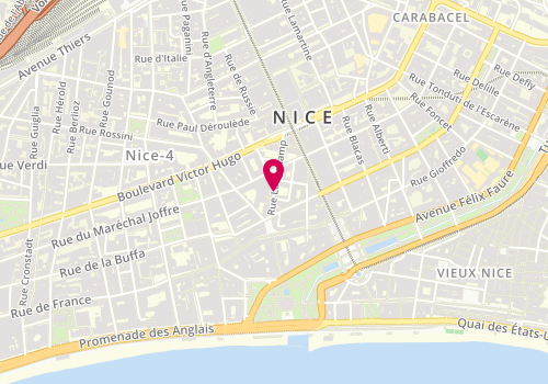 Plan de Natali Schoes Nice, Sarl Rex Agency 4 Rue Longchamp, 06000 Nice
