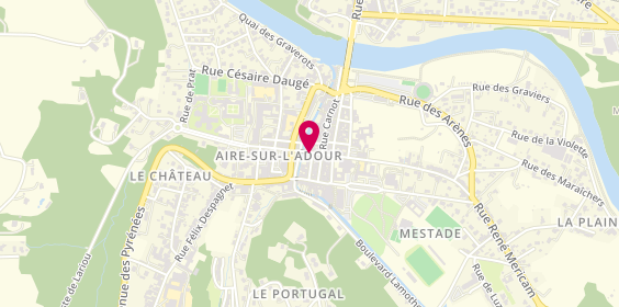 Plan de Etats Dames, 15 Rue Pascal Duprat, 40800 Aire-sur-l'Adour