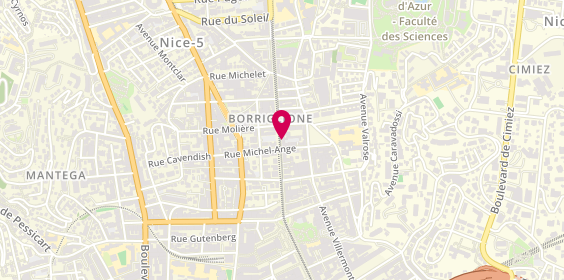 Plan de Rieker Nice, 20 avenue Alfred Borriglione, 06100 Nice