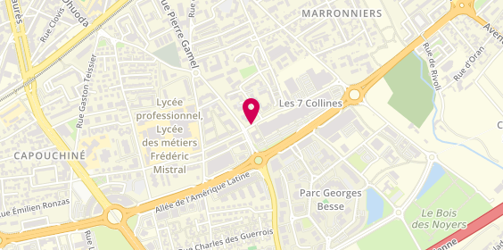 Plan de Dyva, Centre Commercial Les 7 Collines
42 Rue du Forez, 30000 Nîmes