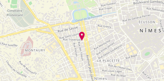 Plan de Divine Mariée, 20 avenue Jean Jaurès, 30900 Nîmes