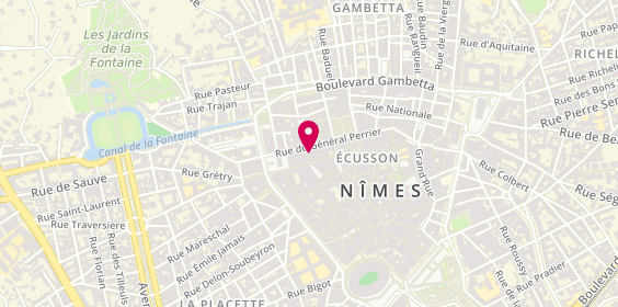 Plan de G.D Chausseur José Michel, 4 Rue du Grand Couvent, 30000 Nîmes