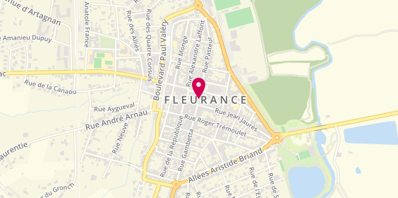 Plan de Les Fillandises, 27 place de la Republique, 32500 Fleurance
