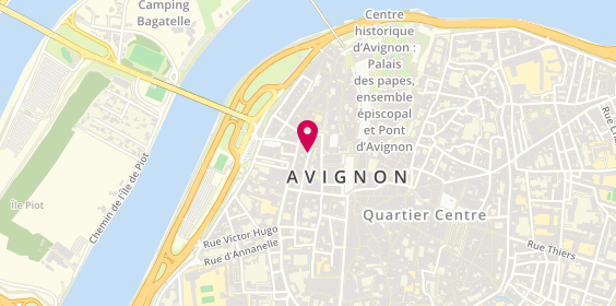 Plan de Actuel B, 19 Rue Petite Fusterie, 84000 Avignon