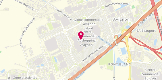 Plan de Jd Sports, 553 Avenue Louis Braille Centre Commercial Auchan - Avignon, 84130 Le Pontet