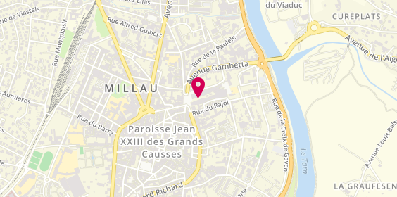 Plan de Mim, Espace
place de la Capelle, 12100 Millau