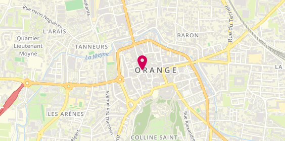Plan de La Botte Rouge, 17 Rue Saint-Martin, 84100 Orange